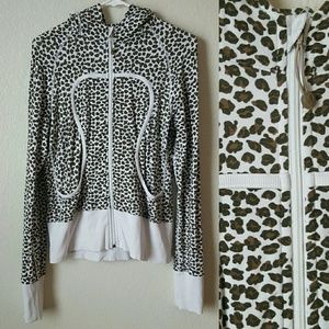 Lululemon Leopard Print Jacket with logo